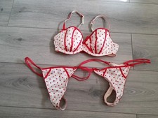 BRAND NEW La Senza Ivory & Red