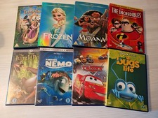 Disney 8 Dvd Bundle, Including Moana, Frozen, Tangled, Finding Nemo, Incredibles