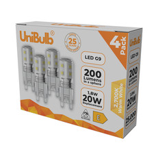 UniBulb G9 LED 1.8W 2700K T3