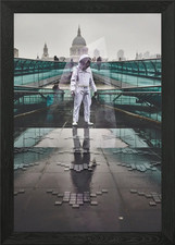 Space Invader Framed Wall Art