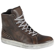 Dainese Street Rocker D-Wp Boots brown leather motorcycle men sizeUK9 US10 Eur43