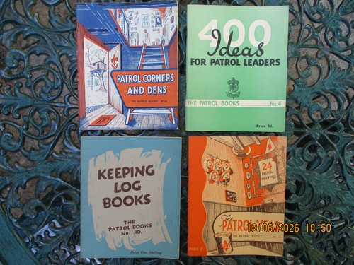 Four vintage scouting - vintage, books