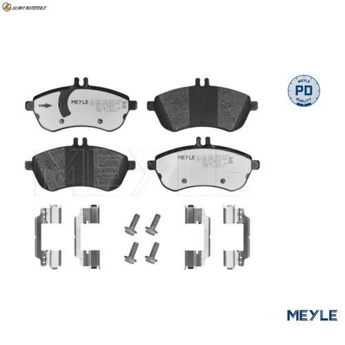 Brake pad set disc - set, 025