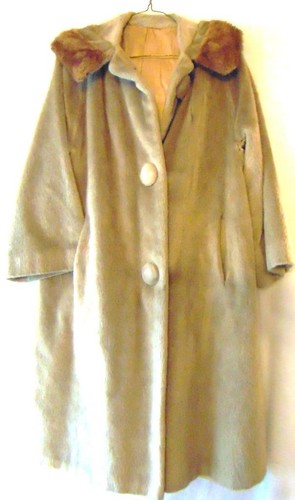 Vintage blonde mink faux - vintage, fur