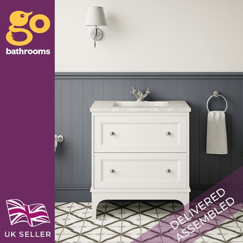 800 white vanity unit - 800,