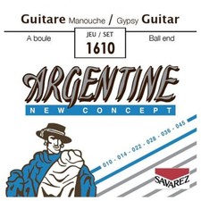 SAVAREZ 1610 - GYPSY JAZZ GUITAR STRINGS ARGENTINE NEW CONCEPT BALL END - 10-45