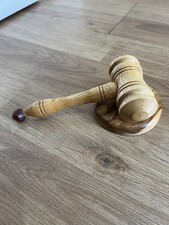 Gavel and Block Set – Wooden