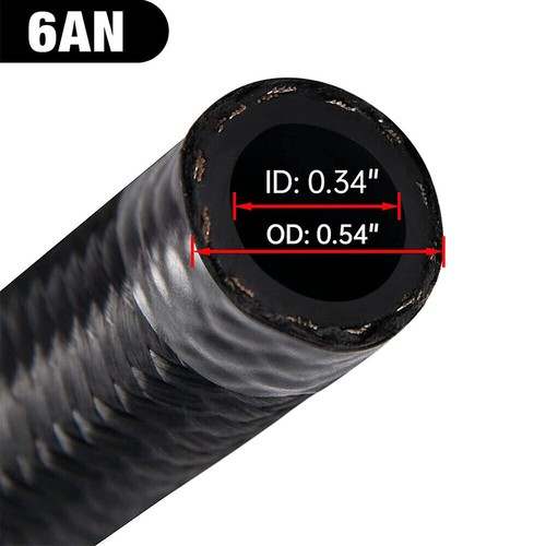 Nylon braided rubber fuel - braided,