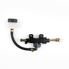 Motorcycle Rear Master Cylinder Hydraulic Brake Pump Fluid Reservoir Black GB T9