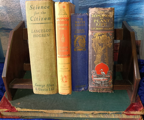 Vintage wooden book - vintage,