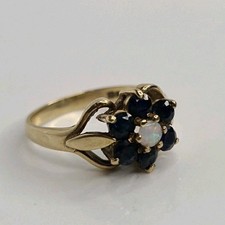9ct Yellow Gold Opal &