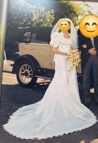 Vintage ivory wedding - vintage, dress