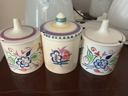 Vintage poole pottery lidded - poole,