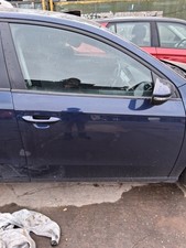 2014 VW VOLKSWAGEN PASSAT B7 SALOON OSF DRIVER SIDE FRONT RIGHT BARE DOOR BLUE