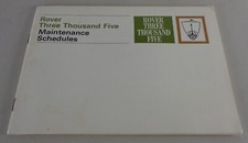 Service Book / Maintenance