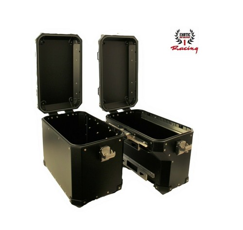 Aluminum panniers saddle - panniers,