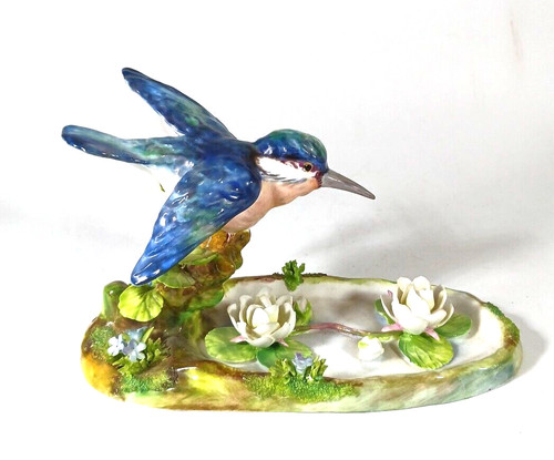 Crown staffordshire kingfisher - staffordshire,