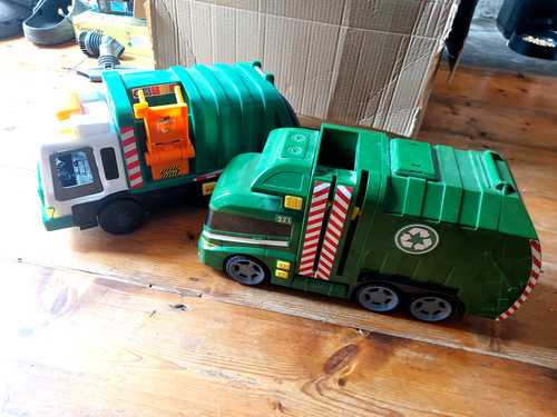 Large toy recycling bin lorry - toy,