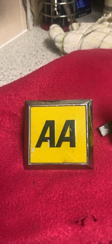 Vintage car grille badge - vintage,
