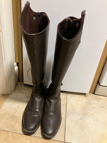 Brogini leather riding boots