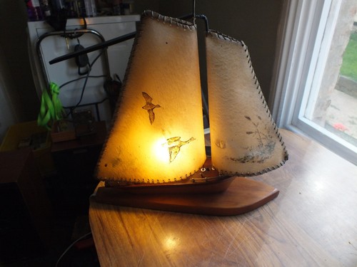 Vintage sailing boat - , table