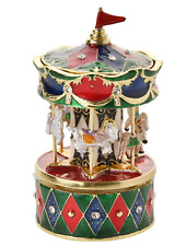 Trinket Box  By Juliana Musical Carousel