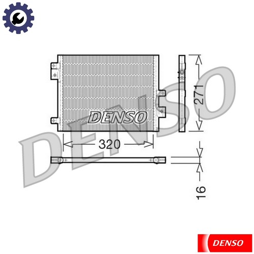 Condenser air conditioning - condenser,