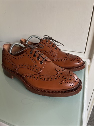 Trickers tan brown derby - tan,