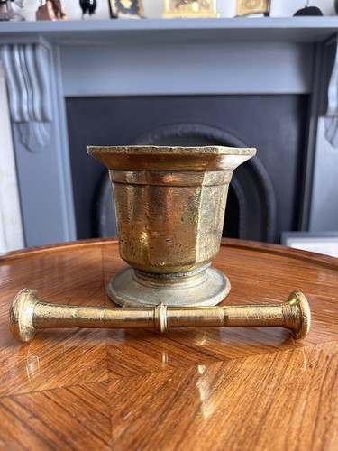 Antique large chemist mortar - large,