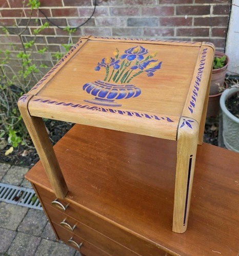 Vintage wooden side - vintage, table