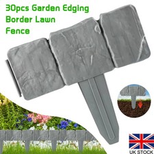 30x Plastic Cobbled Stone