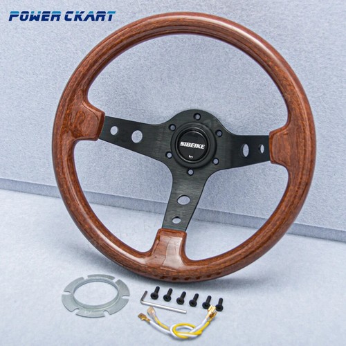13inch wooden steering wheel - 13inch,