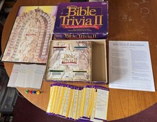 Complete Rare Board Game - Bible Trivia II - Cadaco - 1996