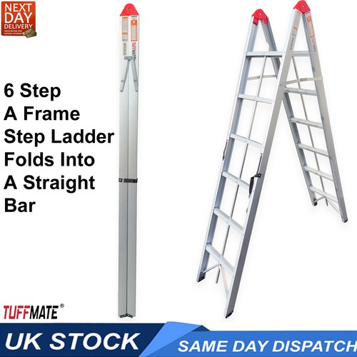 Folding step ladder 6 - folding, 2m