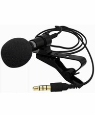 Pro Lavalier Lapel Microphone Clip-on Condenser W/ Mic For iPhone /Android Phone