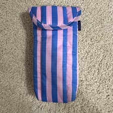 Baggu Pink & Blue Stripe Puffy