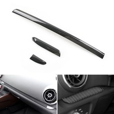 RHD Interior Moldings Center Console Dashboard Panel Trim For Audi A3 8V S3