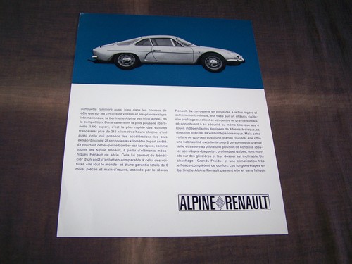 1967 renault alpine 110 - 1967, a