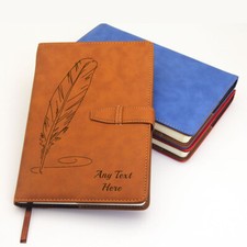 Personalised A5 PU Leather