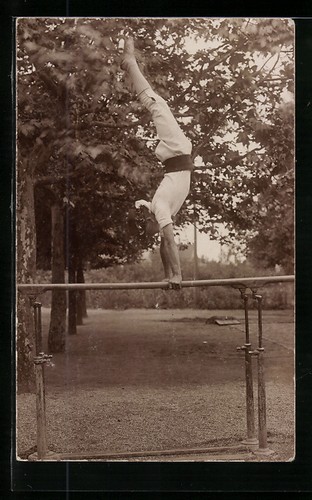 Gymnast the parallel - parallel, bars