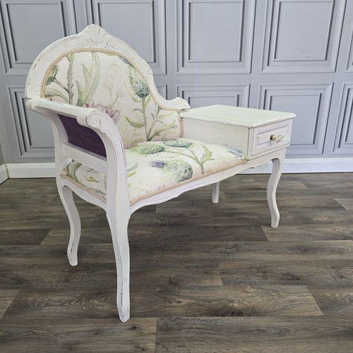 Vintage telephone seat - vintage,