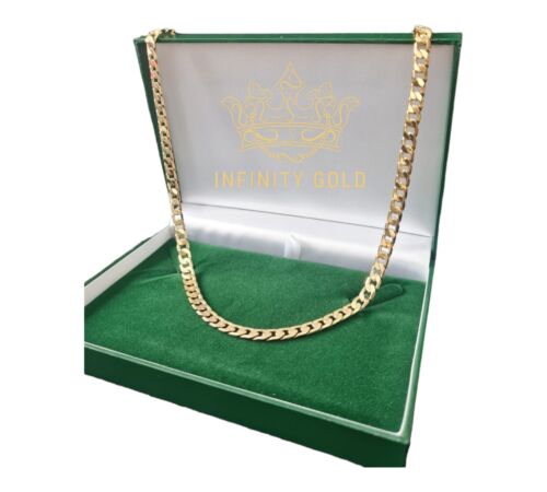 Mens 9ct gold - xp, curb
