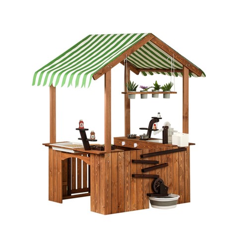 Wooden outdoor playhouse - outdoor,