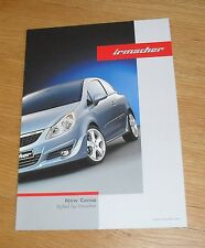 Vauxhall Corsa Irmscher Styling Accessories Brochure 2007