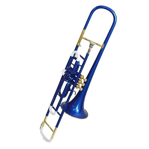 Trumbone blue white brass - blue,