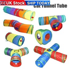 Breathable Cat Tunnel Tube Polyester+Steel Wire Pet Fun Play Toy Cat Nest  Cat