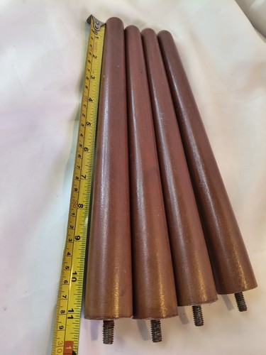 Vintage retro wooden - 4, tapered