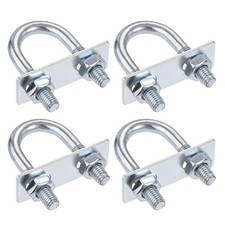 4 Sets Round U-Bolts 25-35mm