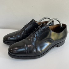 Church's Custom Grade Leather Oxford Smart Dress Shoes UK 8 F Black