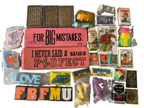 Vintage rubber bundle 1980s - vintage,